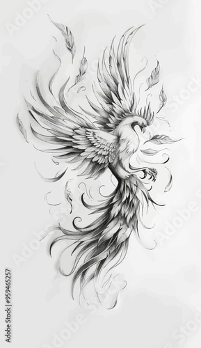 Elegant Peacock Feather Artwork