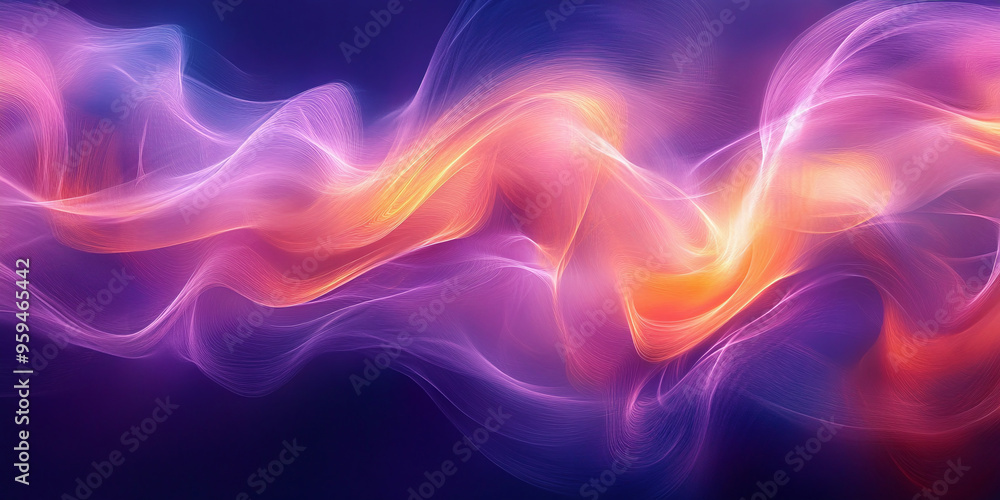 Abstract Dances of Light and Sound with Pastel Shades Abstract Dances of Light and Sound with Pastel Shades