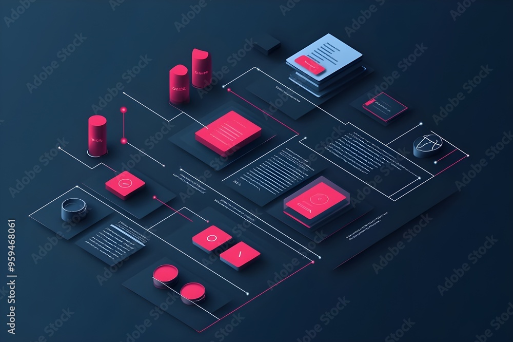 flowchart of creating a database and generating a report. flowchart of creating a database and generating a report.