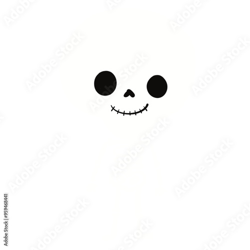Halloween cute spooky charater costumes vector - vampire, ghost, witch, pumpkins, frankenstein