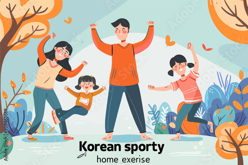 Korean Sporty Home Exercise
