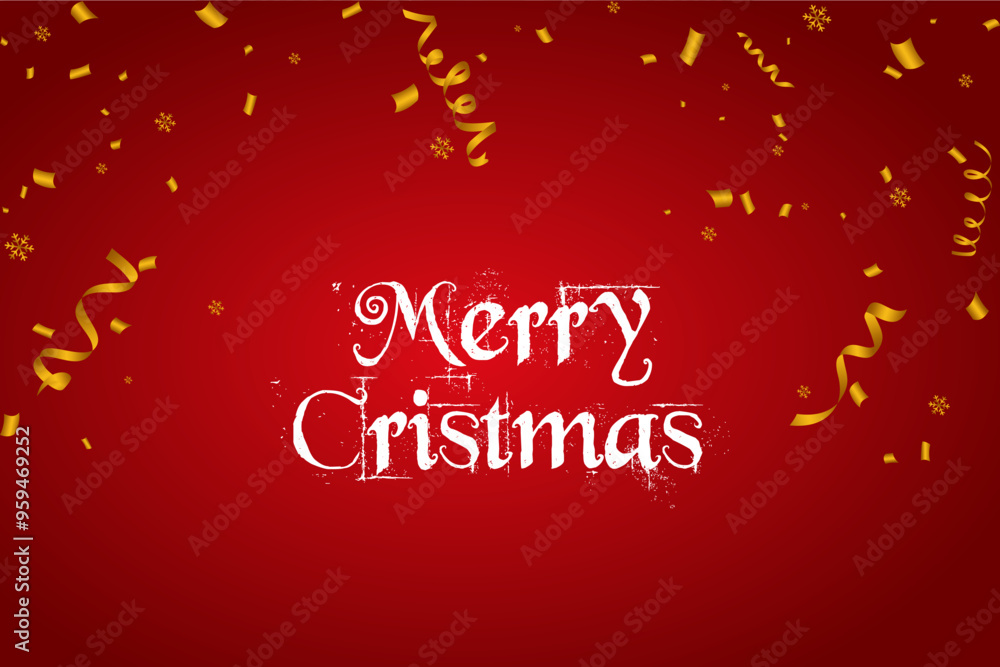 christmas confetti snowflake with red background vector free christmas confetti snowflake with red background vector free