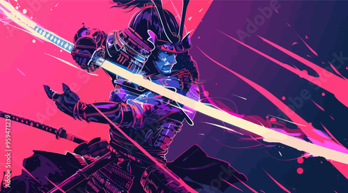 Samurai in Action: Dynamic Swordsmanship