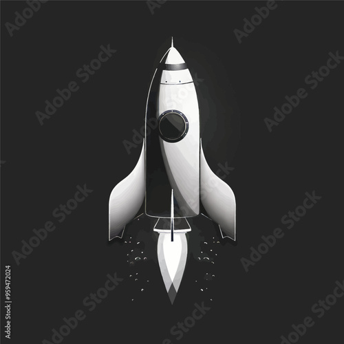 Spacecraft Launch: Rocket Blasting Off into the Cosmos