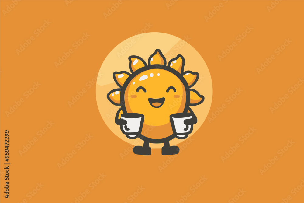 Sunny Smiley Fruit: A Happy, Healthy, and Sun-Soaked Character Sunny Smiley Fruit: A Happy, Healthy, and Sun-Soaked Character