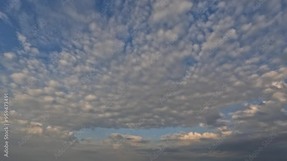 timelapse clip - pretty goldish sunset with overcast - loop video timelapse clip - pretty goldish sunset with overcast - loop video