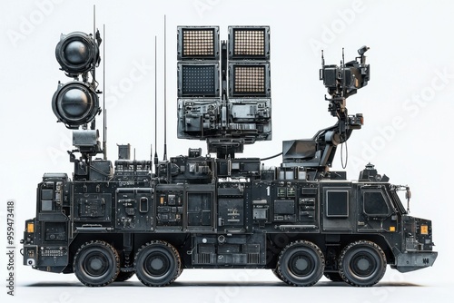 Military Radar Truck.