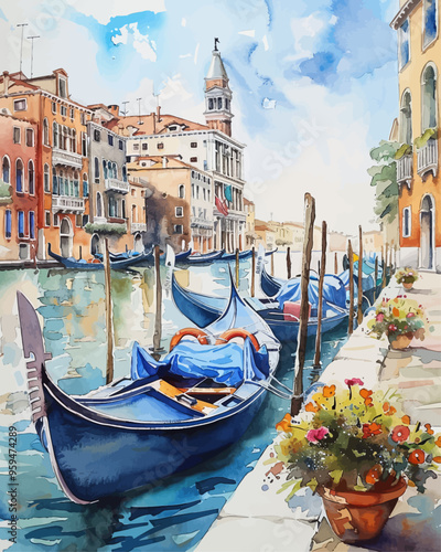 Vibrant Venice: A Waterfront View of the City of Canals