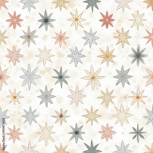 seamless star pattern