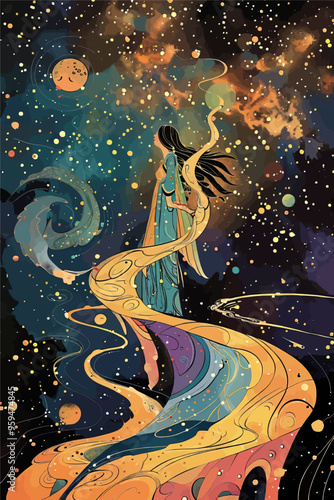 Whimsical Fantasy: A Dreamer's Journey Through the Cosmos