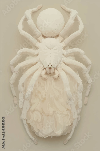 White Spider Dress: A Delicate Artistic Creation