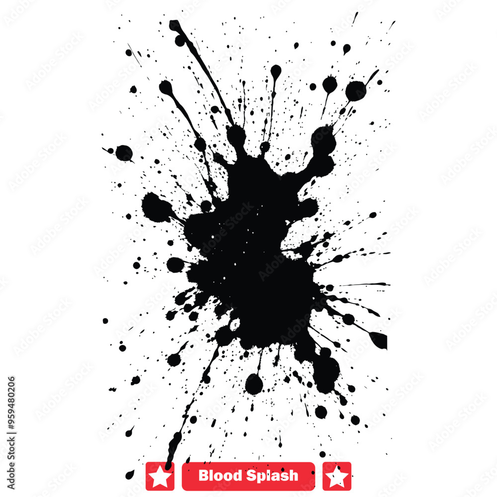 Bloody Ballet Elegant Blood Splash Vector Designs Assortment Bloody Ballet Elegant Blood Splash Vector Designs Assortment