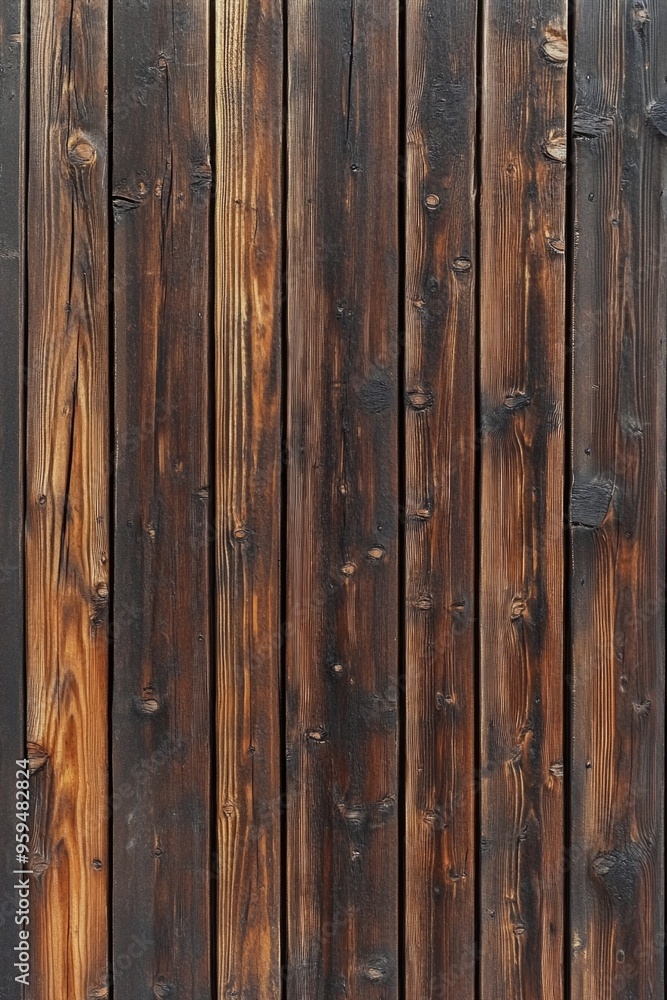 Wooden Wall with Fire Hydrant Wooden Wall with Fire Hydrant