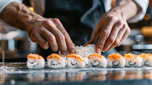 “Handcrafted Perfection: Chef’s Nigiri Mastery”