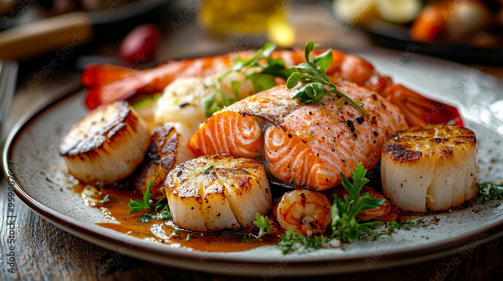 “Coastal Indulgence: A Medley of Ocean Flavors” “Coastal Indulgence: A Medley of Ocean Flavors”