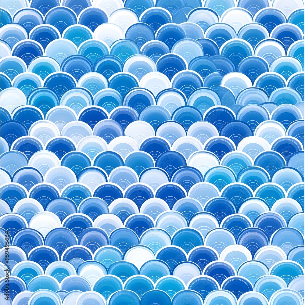 A vibrant pattern of blue waves, creating a serene and calming visual effect suitable for various design projects. A vibrant pattern of blue waves, creating a serene and calming visual effect suitable for various design projects.