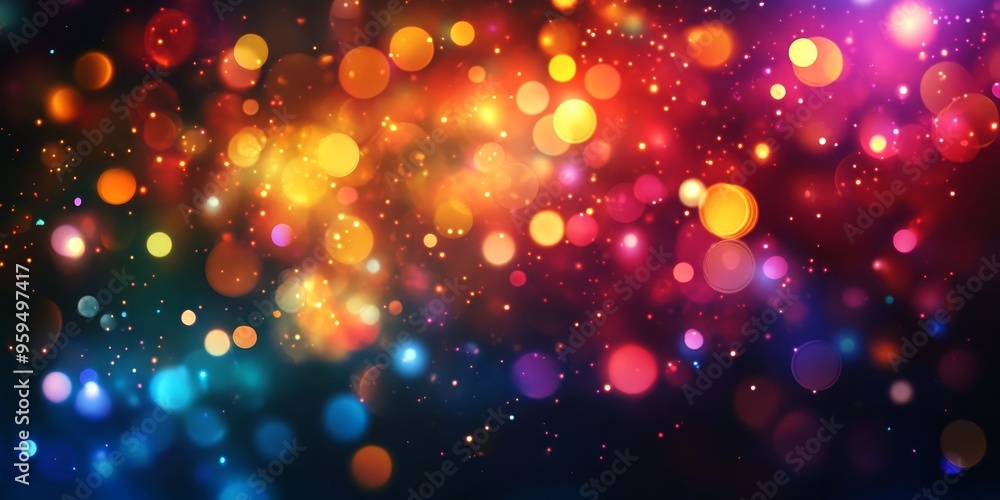 Abstract blurred colorful bokeh background. Abstract blurred colorful bokeh background.