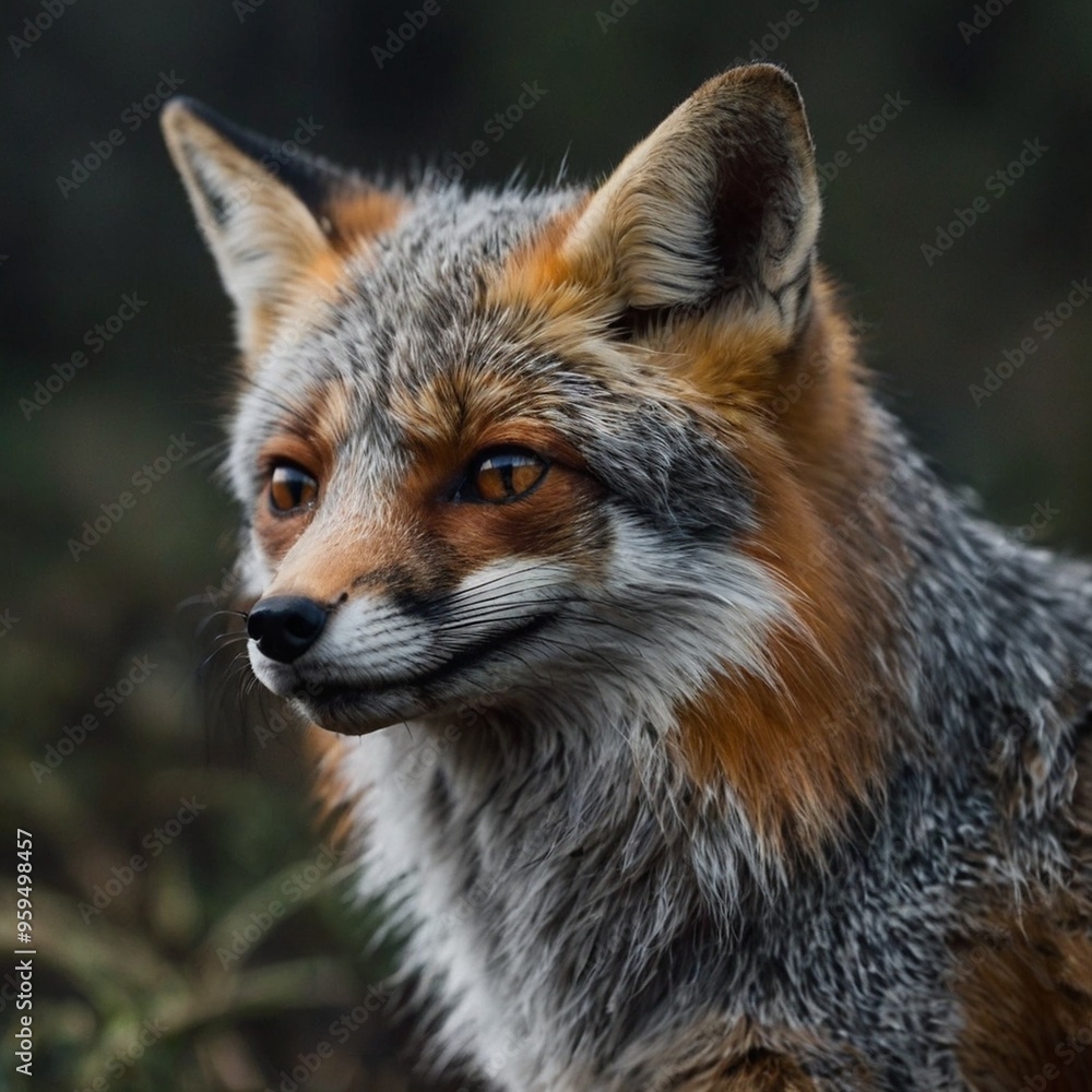 Obraz premium red fox cub