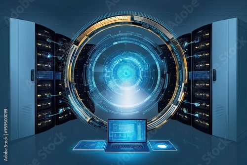 Artistic Interpretation of Cybersecurity Systems with Adaptive Servers and Scalable User Interfaces photo