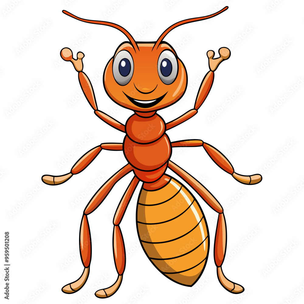 ant cartoon vector illustration ant cartoon vector illustration