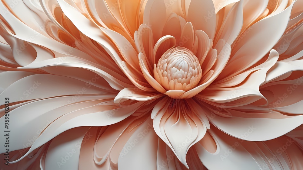 abstract dynamic background with flowers abstract dynamic background with flowers