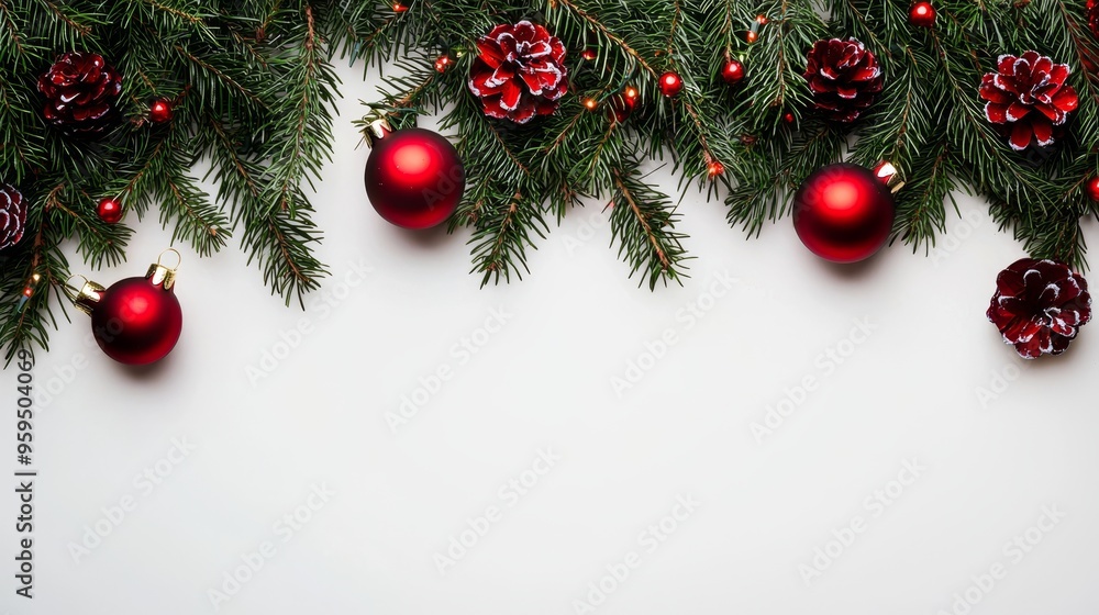 Merry Christmas and Happy New Year festive colorful composition. Christmas background. Xmas banner and holiday poster Merry Christmas and Happy New Year festive colorful composition. Christmas background. Xmas banner and holiday poster