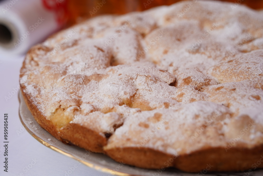Sweet pastries with different fillings are laid out on the table. Sweet pastries with different fillings are laid out on the table.