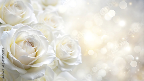 soft blurred rose silk leaf natural  background  