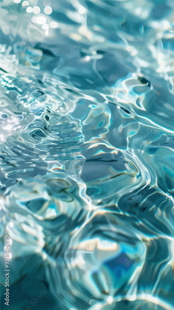 Rippling Reflections of Light in Clear Water Rippling Reflections of Light in Clear Water