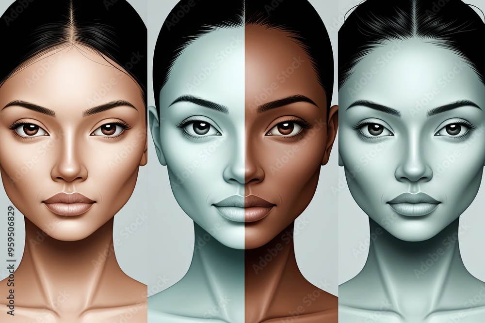Balanced Emotions in Minimalist Face Art for Enhanced Charm and Harmony Balanced Emotions in Minimalist Face Art for Enhanced Charm and Harmony