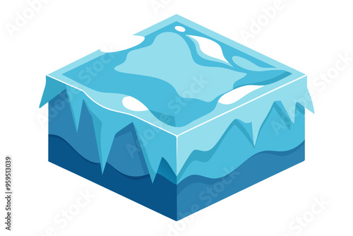 Medical equipment ice pack vector art illustration photo