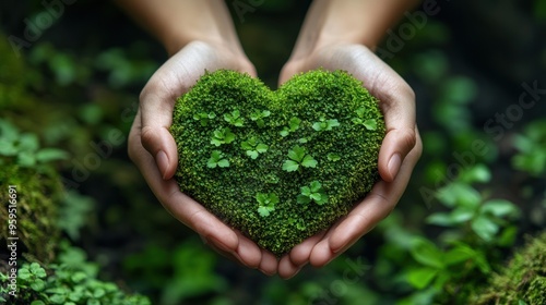 Heart of Nature - Moss in Hands