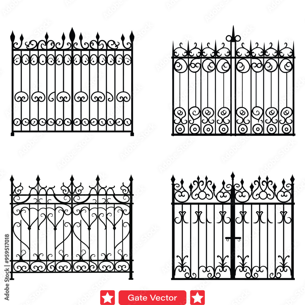 Modern Gate Silhouettes Sleek Designs for Contemporary Spaces Modern Gate Silhouettes Sleek Designs for Contemporary Spaces