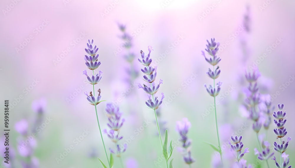 Fototapeta premium A single pastel color, such as mint green or lavender, providing a soothing and simple backdrop