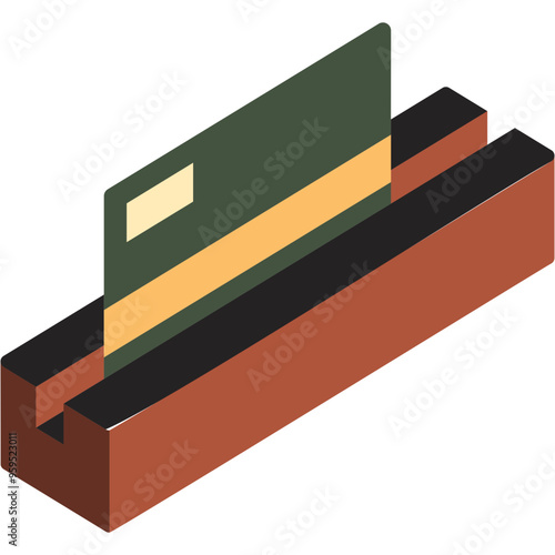 Magnetic Stripe Illustration