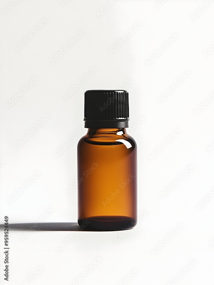 Small Travel-Sized Bottle with Screw Cap for Hand Cream on White Background Small Travel-Sized Bottle with Screw Cap for Hand Cream on White Background