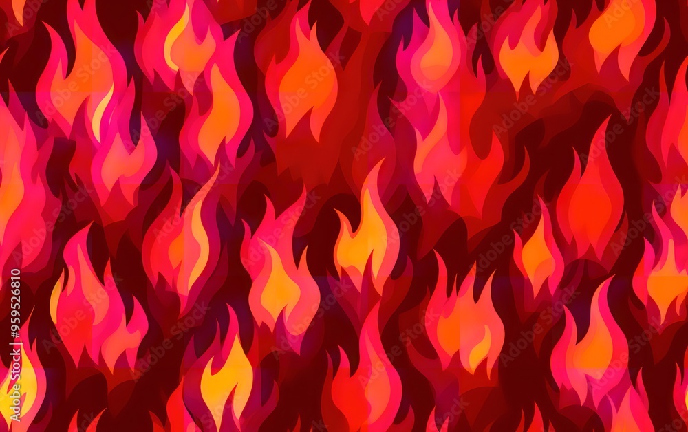 Close-Up Image of Flames Burning Against a Black Background Close-Up Image of Flames Burning Against a Black Background