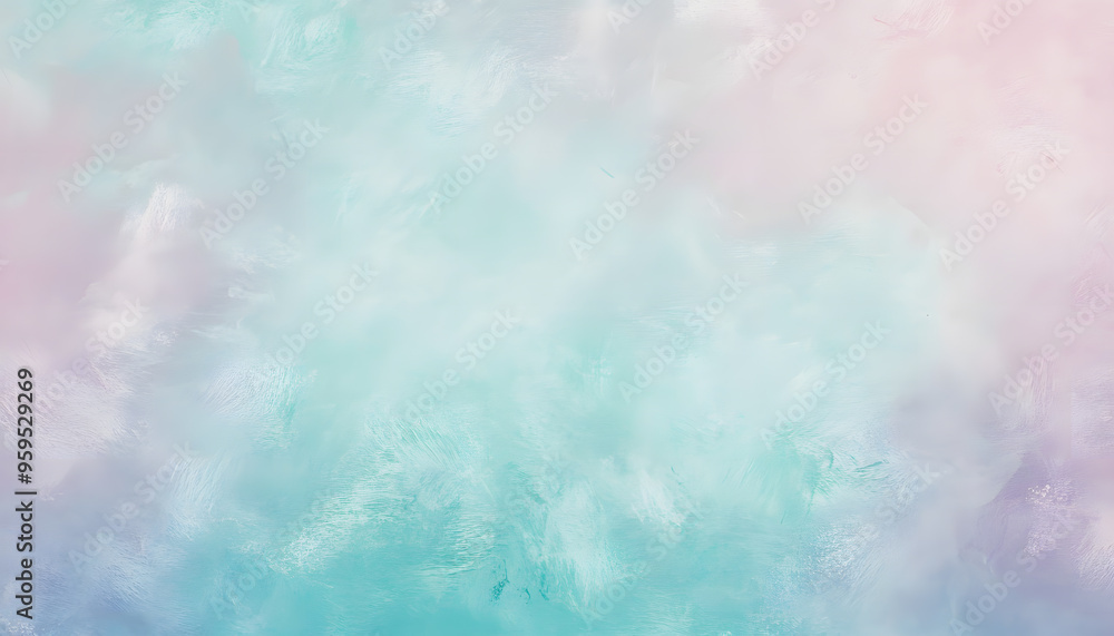 Obraz premium Soft watercolor splashes or strokes in muted tones, offering an artistic yet understated look
