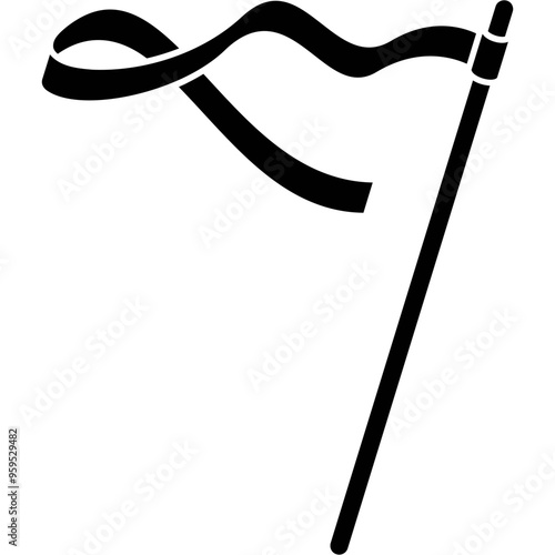 Gymnastics Ribbon Icon