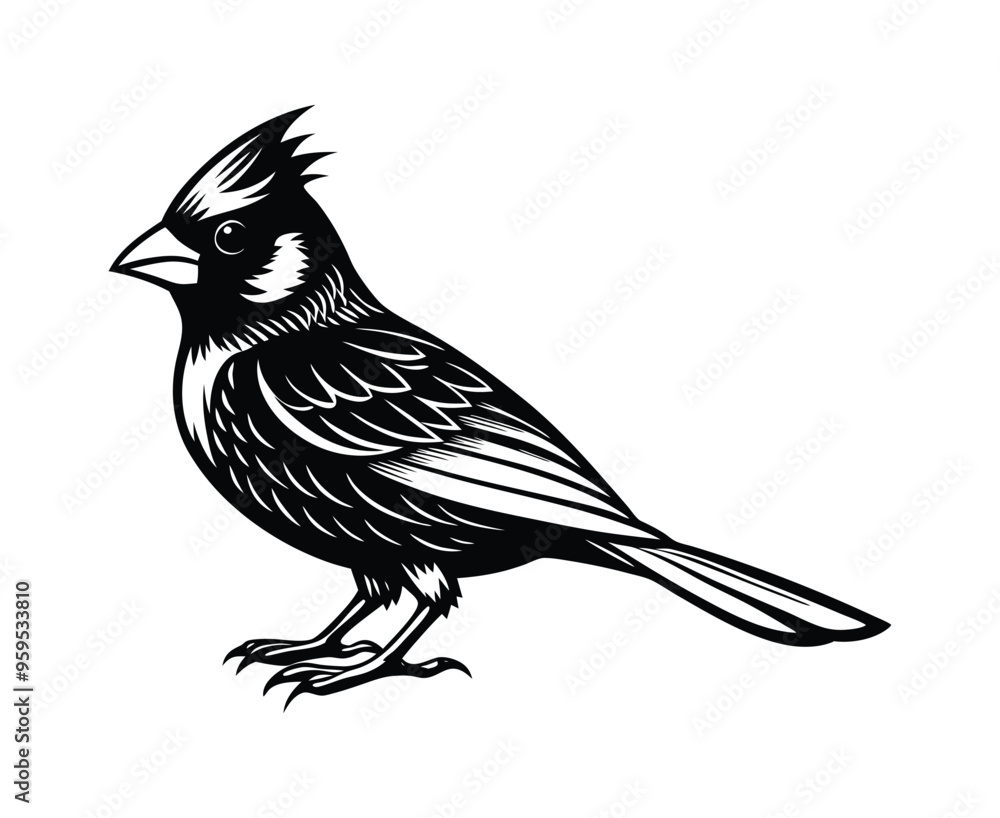 illustration of a bird on a branch illustration of a bird on a branch