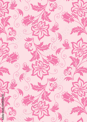 Floral Seamless Vector Pattern