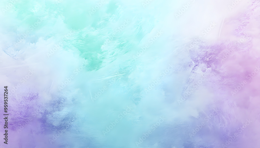 Obraz premium Soft watercolor splashes or strokes in muted tones, offering an artistic yet understated look