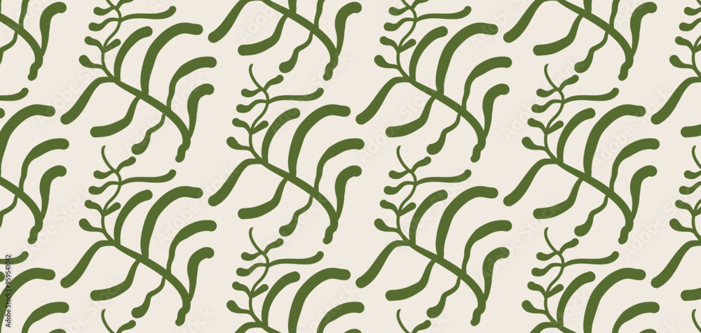 Obraz premium Seamless floral pattern. Trendy elegant textures. For backgrounds, wallpapers, textiles and fashion.