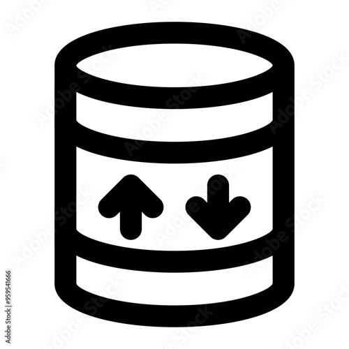 oltp, transaction, database, data, data warehouse outline icon