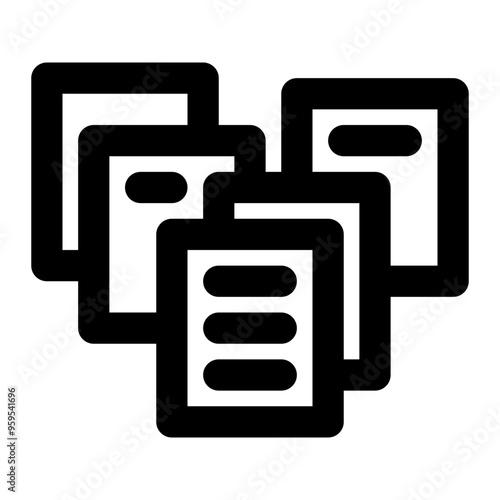 raw data, data, raw, files, data warehouse outline icon