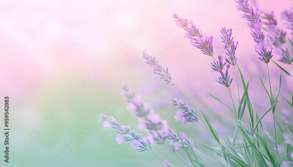 Obraz premium Soft watercolor splashes or strokes in muted tones, offering an artistic yet understated look