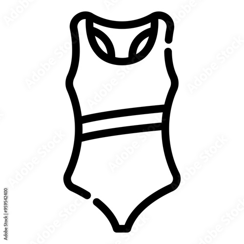 swimsuit Line Icon