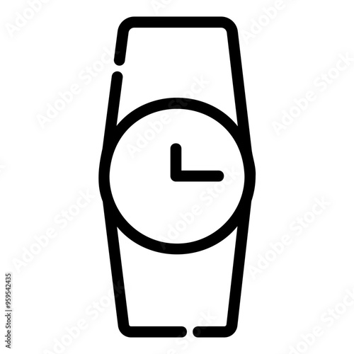 wristwatch Line Icon
