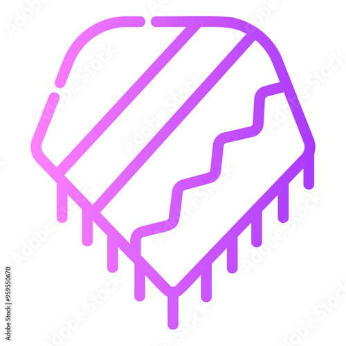 poncho Gradient icon