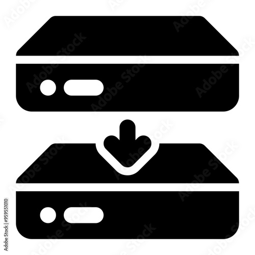 data backup, backup, data, save, data warehouse solid or glyph icon